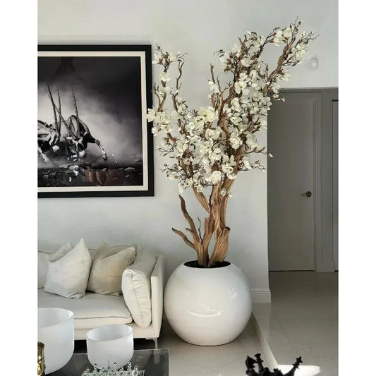 The Latest Hot Sale Custom Pink White Artificial Cherry Tree Home Interior Decoration